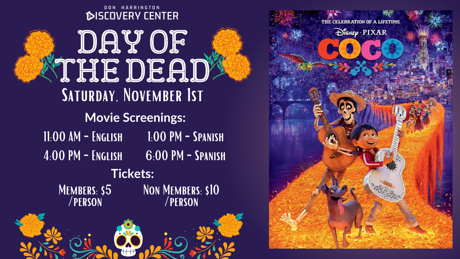 Day of the Dead: Coco Movie Screening