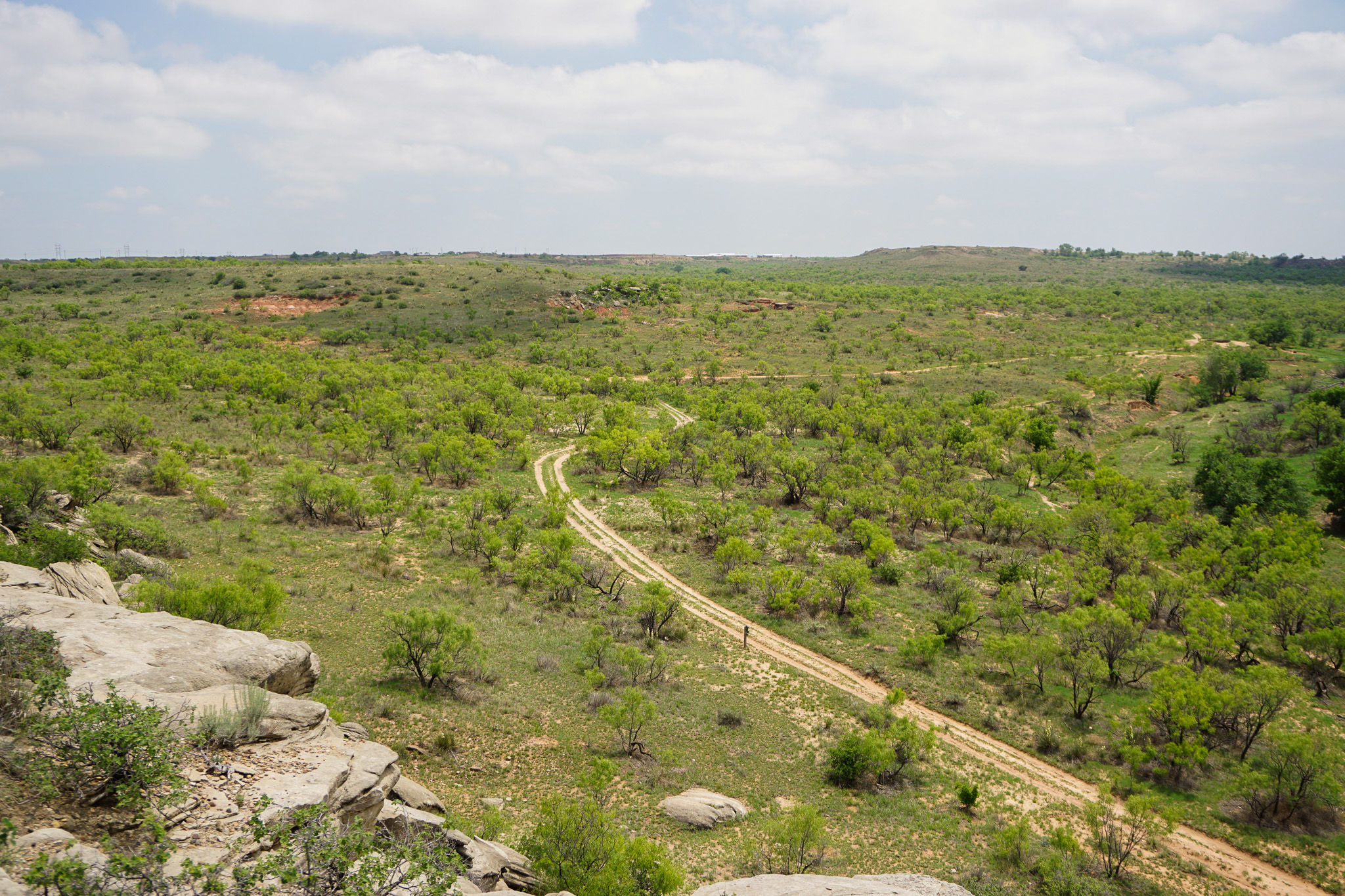 View of Tascosa Trail at Wildcat Bluff, Amarillo Texas