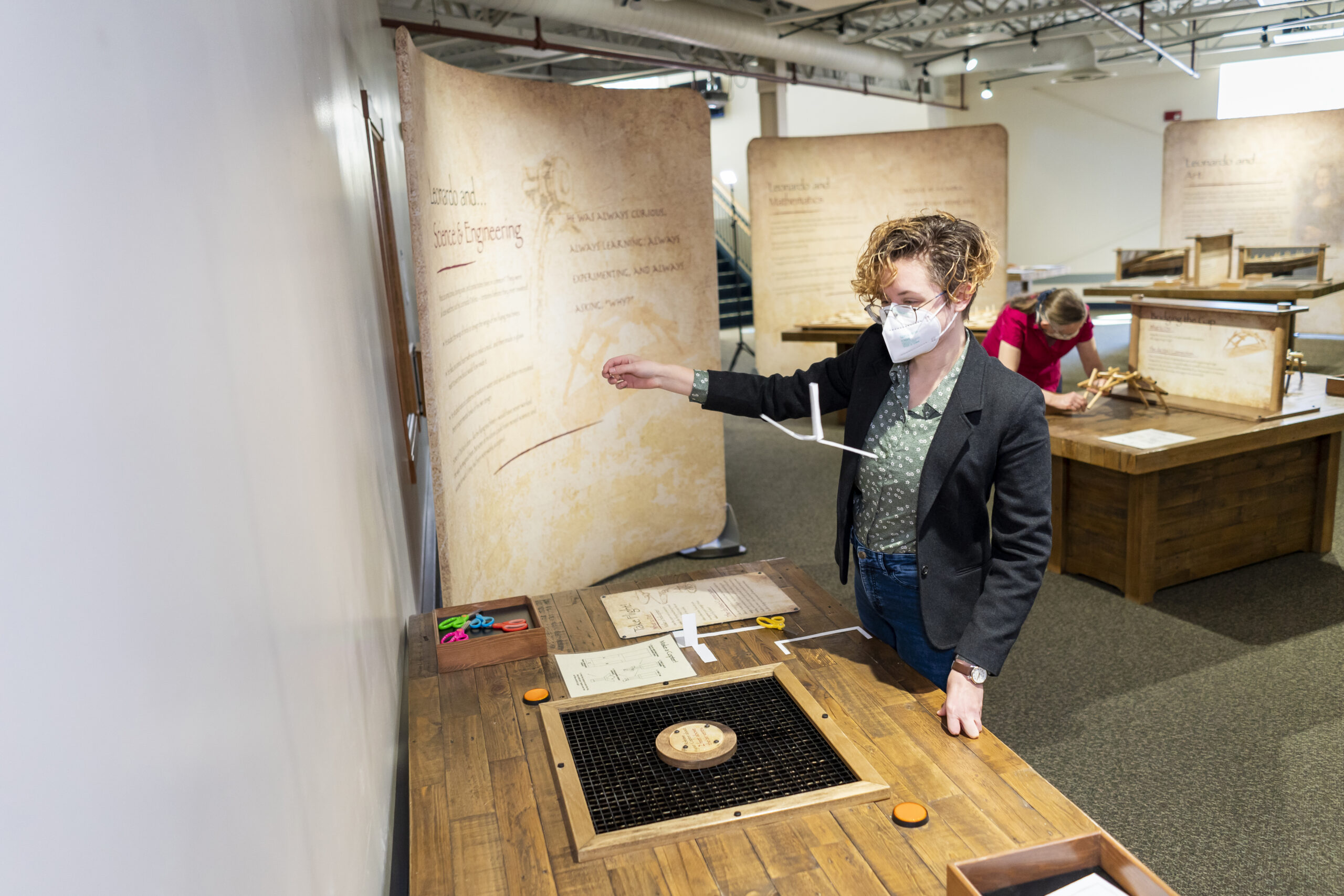 Leonardo's Lab traveling exhibit at Amarillo's Don Harrington Discovery Center