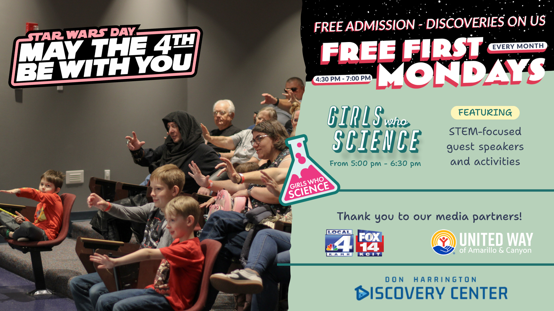 Free First Mondays - May the Fourth Be With you!