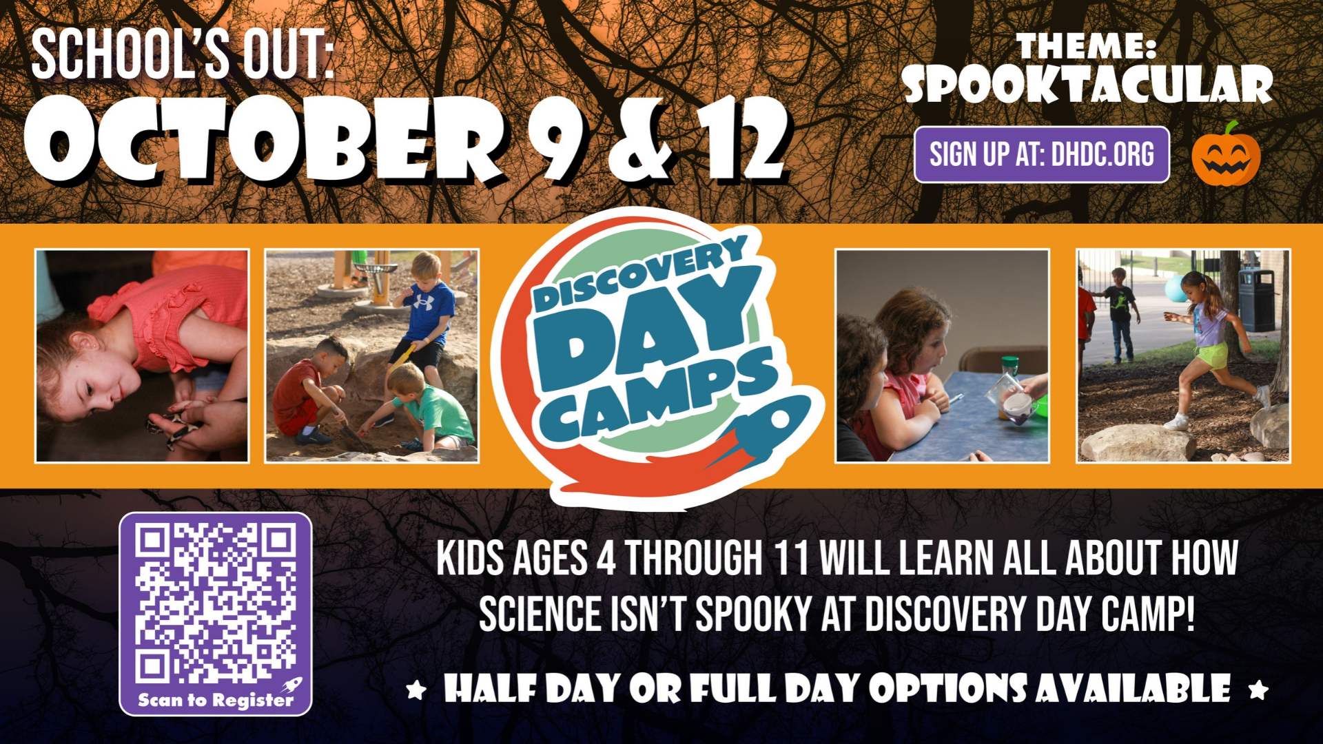 Spooktacular Discovery Day Camp